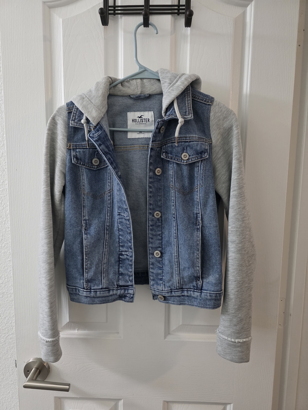 Hollister Denim Hoodie Jacket